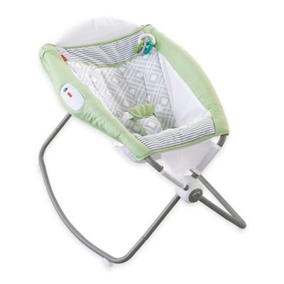 Fisher price rock n play green online