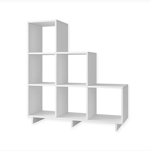 Alternate image 1 for Manhattan Comfort Cascavel Stair Cubby Bookcase