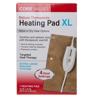 Core Values&trade; Deluxe Therapeutic Heating Pad