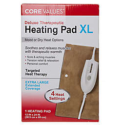 Core Values&trade; Deluxe Therapeutic Heating Pad XL