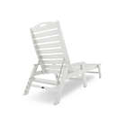 Alternate image 3 for POLYWOOD&reg; Nautical Chaise with Arms in White