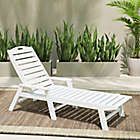 Alternate image 1 for POLYWOOD&reg; Nautical Chaise with Arms in White