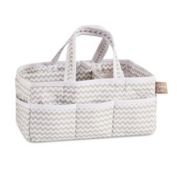 Trend Lab&reg; Ombre Grey Chevron Diaper Caddy