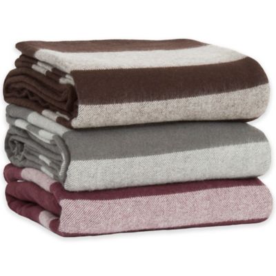 Nottingham Home Merino Wool Blend Blanket | Bed Bath & Beyond