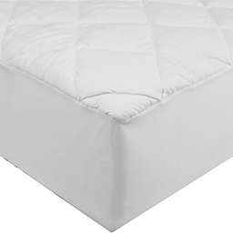 St. James Home 400-Thread-Count Stain-Resistant Twin XL Mattress Pad in White