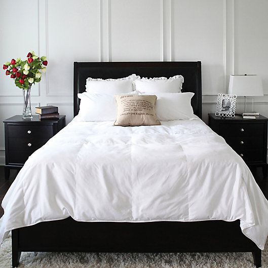 Alternate image 1 for Covermade® Patented Easy Bed Making Down Alternative Twin Comforter in White
