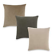 Aura Valencia Plushy Cotton Velvet 20-Inch Square Throw Pillow