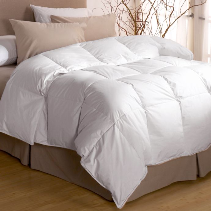 Restful Nights® Premium Down Comforter in White | Bed Bath & Beyond