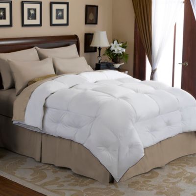 Pacific Coast Feather Company Superloft Comforter In White Bed