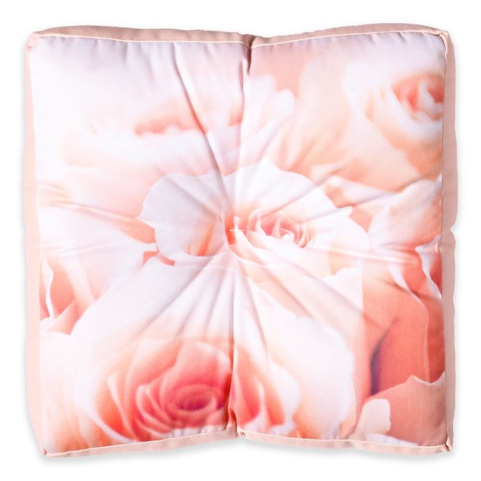 Deny Designs Bree Madden Rose Petals Square Floor Pillow Bed