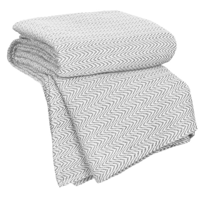 Nottingham Home Chevron Cotton Blanket Bed Bath & Beyond