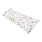 Sweet Jojo Designs Celestial Body Pillow Case in Pink/Gold