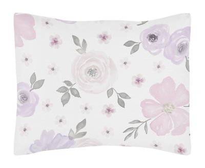 Sweet Jojo Designs&reg; Watercolor Floral Pillow Sham