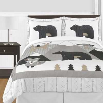 Sweet Jojo Designs&reg; Woodland Friends Full/Queen Comforter Set