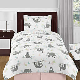 Sweet Jojo Designs Sloth 4-Piece Comforter Set