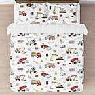 Alternate image 1 for Sweet Jojo Designs&reg; 3-Piece Construction Truck Full/Queen Comforter Set