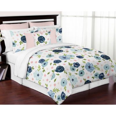 blue comforter baby