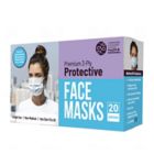 Alternate image 4 for London Luxury 20-Count Disposable 3-Ply Face Mask