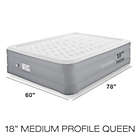 Alternate image 6 for Brookstone&reg; Perfect 18-Inch Queen Air Mattress with Built-In Pump