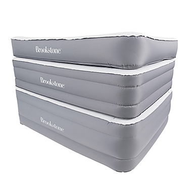 Brookstone&reg; Perfect 24-Inch Queen Air Mattress in Grey. View a larger version of this product image.
