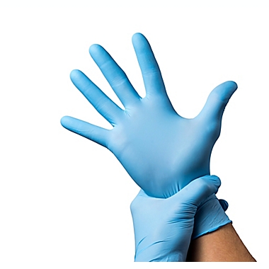 100-Count Nitrile Exam Gloves. View a larger version of this product image.
