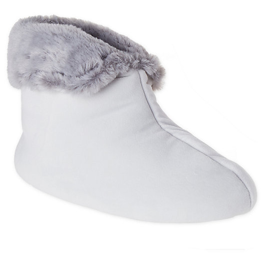 Alternate image 1 for Bee & Willow™ Faux Fur Bootie in Grey