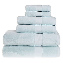 Wamsutta&reg; Egyptian Cotton 6-Piece Bath Towel Set in Seaglass