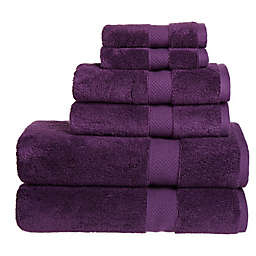Wamsutta® Egyptian Cotton 6-Piece Bath Towel Set in Blackberry