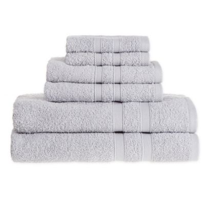 Simply Essential™ 6-Piece Towel Set in Grey