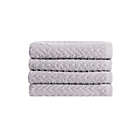 Alternate image 0 for Simply Essential&trade; Cotton 4-Piece Hand Towel Set in Grey