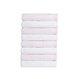 Simply Essential™ Cotton 8-Piece Washcloth Set in Rosewater