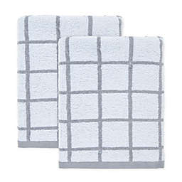 Simply Essential™ Cotton 2-Piece Bath Towel Set  in Alloy