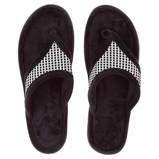 Alternate image 1 for Brookstone® Thong Slippers