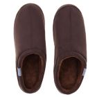 Alternate image 0 for Brookstone&reg; Classic Slip-On Slippers in Chocolate