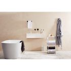 Alternate image 5 for Nestwell&trade; Small/Medium Unisex Plush Robe in Sharkskin