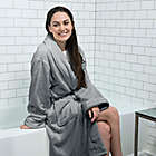 Alternate image 1 for Nestwell&trade; Large/X-Large Unisex Plush Robe in Sharkskin