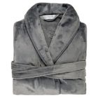 Alternate image 0 for Nestwell&trade; Small/Medium Unisex Plush Robe in Sharkskin