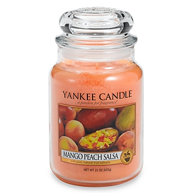Yankee Candle Mango Peach Salsa Duftkerze Mittleres Glas 411 g 