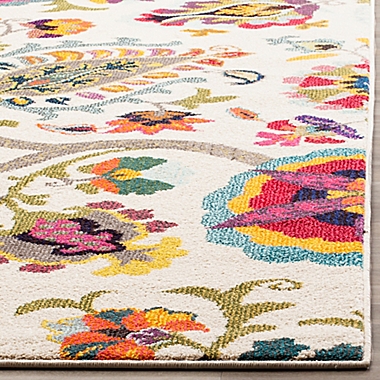 Safavieh Monaco Floral 8-Foot x 11-Foot Area Rug in Ivory Multi. View a larger version of this product image.