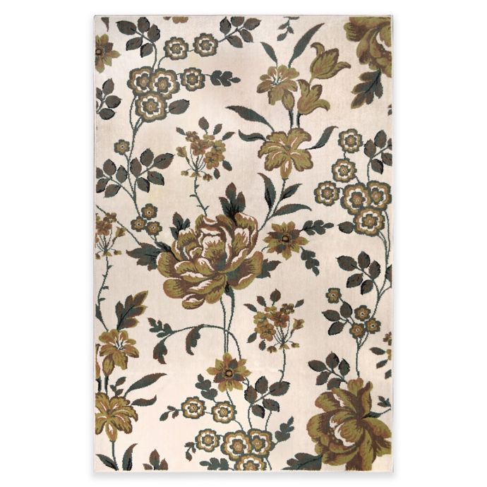 Home Dynamix Westwood Floral Rug in Ivory Bed Bath and Beyond Canada