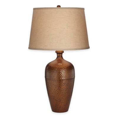 hammered copper table lamps