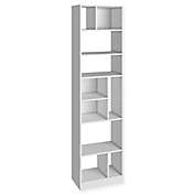 Manhattan Comfort Valenca Bookcase 4.0 in White