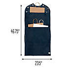Alternate image 7 for Honey-Can-Do&reg; Deluxe Hanging Wrapping Paper Organizer in Navy