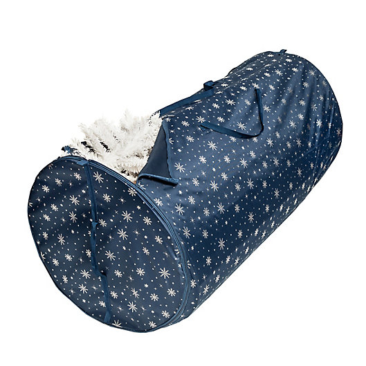 Alternate image 1 for Honey-Can-Do® Deluxe Christmas Tree Storage Bag in Navy