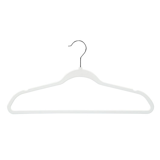 Alternate image 1 for Honey-Can-Do ® 50-Pack Rubber Space-Saving Hangers in Black