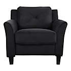 Alternate image 0 for Genova Microfiber Chair in Black