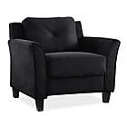 Alternate image 1 for Genova Microfiber Chair in Black
