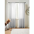 Alternate image 0 for Studio 3B&trade; Delray 84-Inch Sheer Linen Window Curtain Panel in Grey (Single)