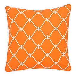 Levtex Home Serendipity Orange Rope Square Throw Pillow