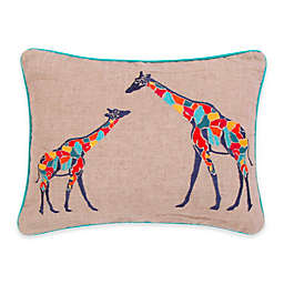 Levtex Home Madalyn Giraffe Oblong Throw Pillow in Natural